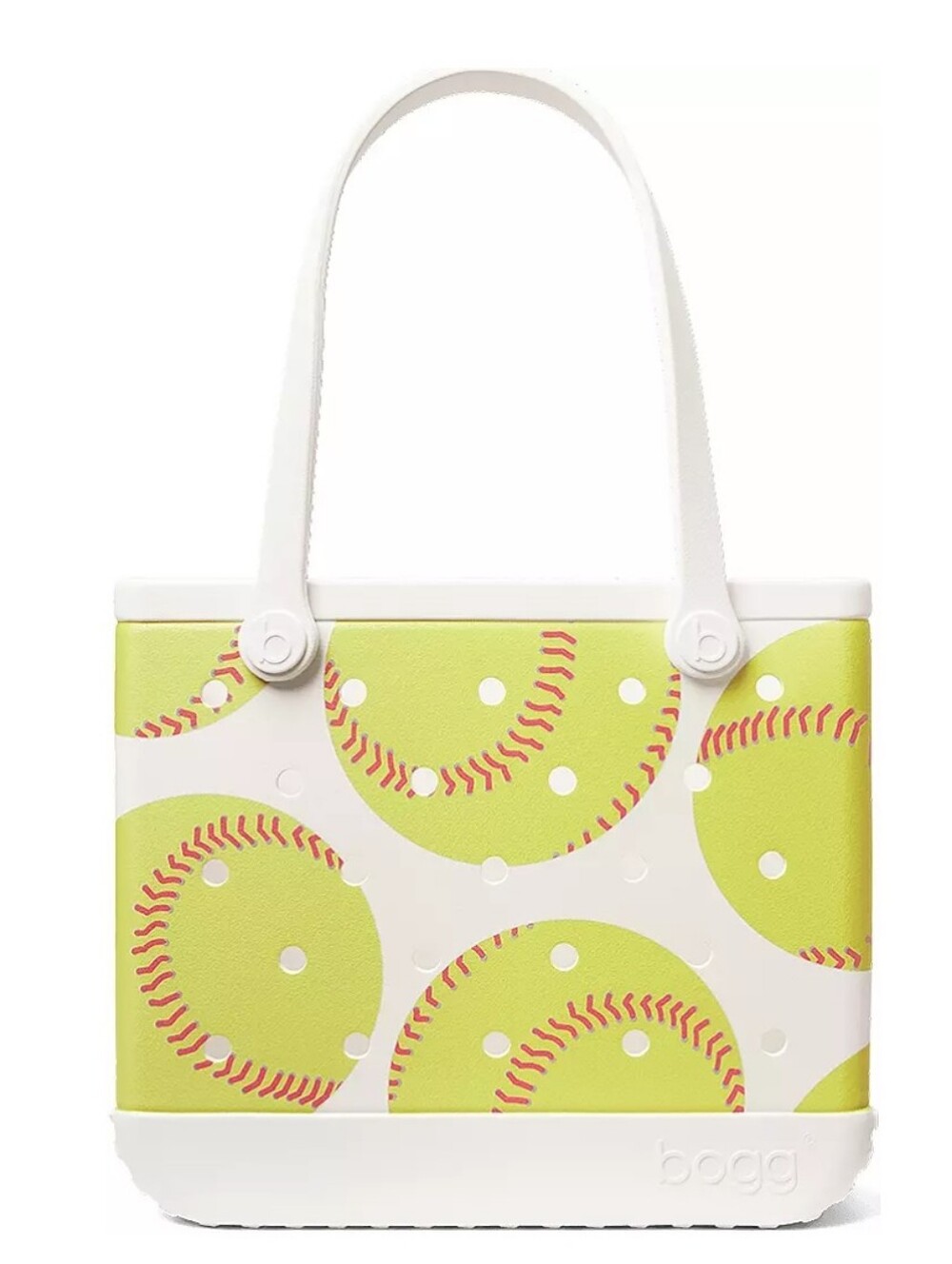 Bogg Bitty Bag  Softball Print Nwt             11 Wide X  8.5 Tall X 4.5 Deep